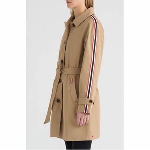 New w/ Tags Hunter Sleeve Stripe Trench Coat size Small.